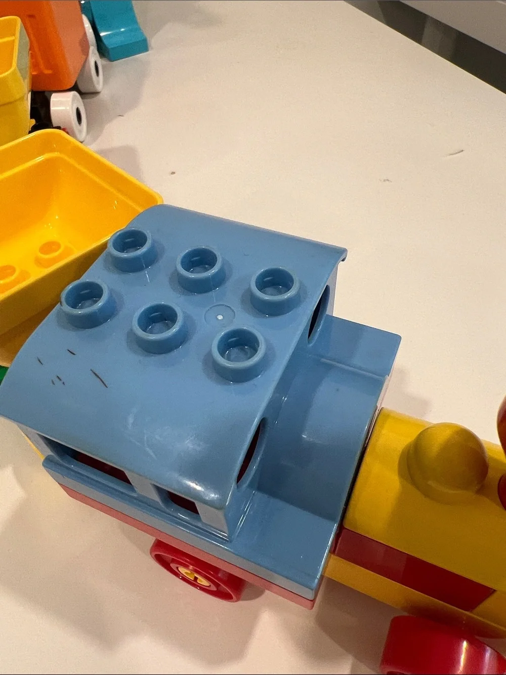 LEGO DUPLO Construction Train Loading station - toddler toy